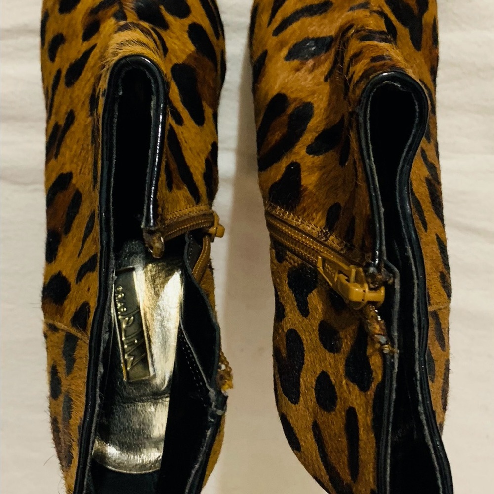 Wild Pair Leopard Print Ankle Boots
